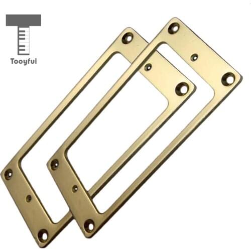 Metal Flat Humbucker Guitar Pickup Mounting Rings for Les Paul Electric Guitar Parts 2mm
