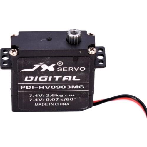 New Arrival JX Servo PDI-HV0903MG 2.6kg Metal Gear Digital Flat Wing Servo Plastic Case for RC Glider