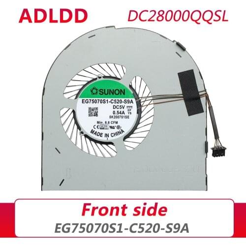 New laptop CPU cooling fan Cooler for EG75070S1-C530-S9A DSF28000QSSL 0M06D7 EG75070S1-C520-S9A DSF28000QQSL EG75070S1-C540-S9A