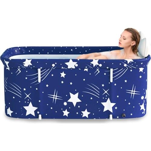 Portable Folding Bathtub Set Folding Soaking Bathing Tub Adult Bathtub Bath Barrel Beauty Spa Household Large Tub Full Size