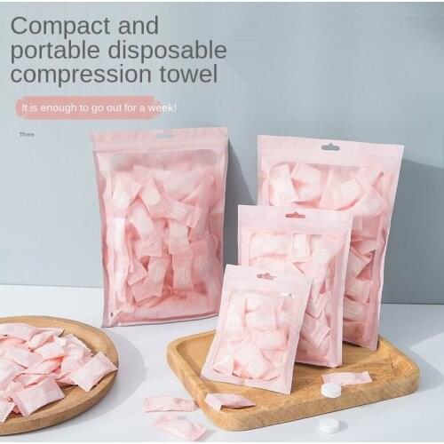 Portable Disposable Compressed Towel Pure Cotton Travel Cleansing Towel Beauty Towel Facial Cleansing Hand Towel Outdoor Supply