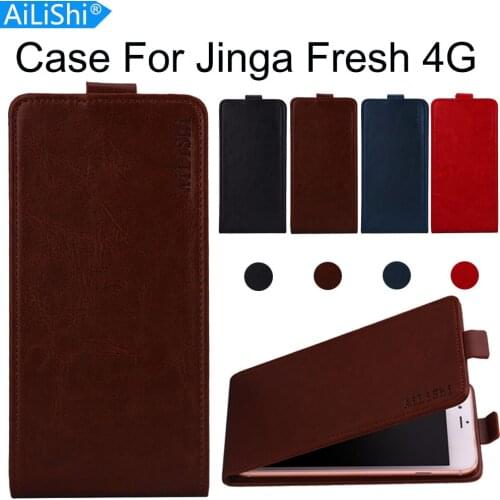 AiLiShi Factory Direct! Case For Jinga Fresh 4G Luxury Flip PU Leather Case Exclusive 100% Special Phone Cover Skin+Tracking