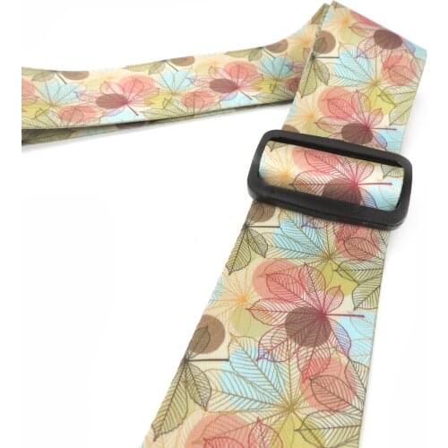 Psychedelic Rock Guitar Strap Soft and Durable for Classic Acoustic Folk Guitar with Gift Box Polyester Gift Guitar Belt