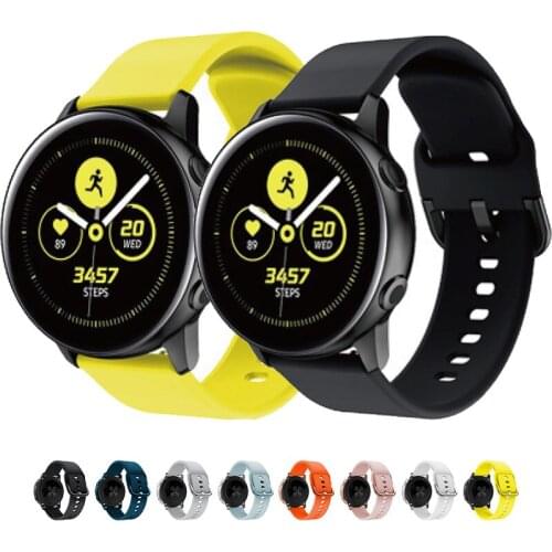 20mm Watch strap For Garmin vivoactive 3 music/Vivoactive HR/vivoactive 3/Forerunner 645 245 245M Sport silicon Smart Wristband