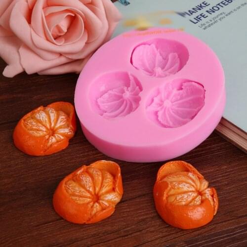 Fruit Silicone Fondant Mold Silicone Moulds Fruit Chocolate Molds Oranges Candy Mould Resin Clay Molds Oranges Silicone Rubber