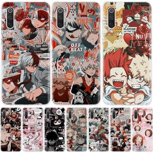 My Hero Academia Manga Silicon Phone Case For Xiaomi Redmi Note 10 9 8 9S 8T 7 6 5 6A 7A 8A 9A 9C Pro Customized Cover Coque