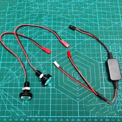 LED Headlight Spotlight Roof light for RC Crawler Short-Course Truck for Monster Car Slash REVO RC Rock Spare Parts