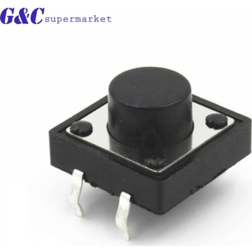 50pcs SMD 12*12*10 mm Tactile Push Button Switch Tact Switch 12x12x10mm diy electronics