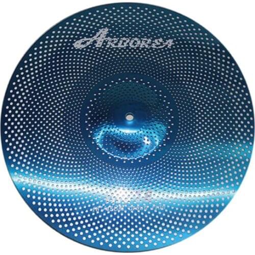 Arborea low volume cymbal Blue Mute cymbal 16''crash cymbal for practice
