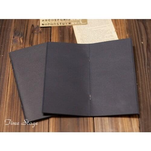 Travelers' notebook refill hardiron book core midori standard type black card Photos