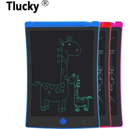 Tlucky LCD Writing Board, 8.5 Inch Electronic Drawing Pads for Kids, Portable Reusable Message Board, Electronic Writing Board