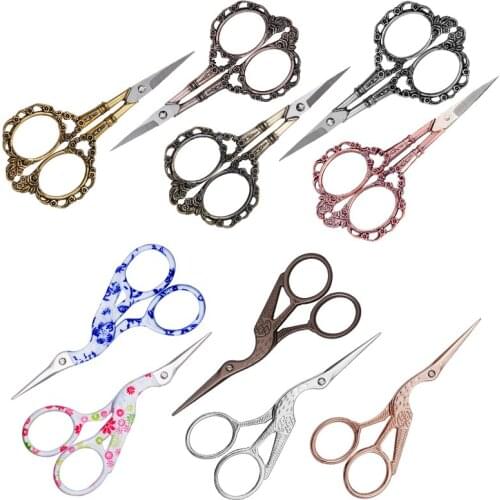 LMDZ Vintage Scissors Classic Embroidery Multifunction Shears Cross Stitch Fabric Tailors Scissors Thread Needlework Craft