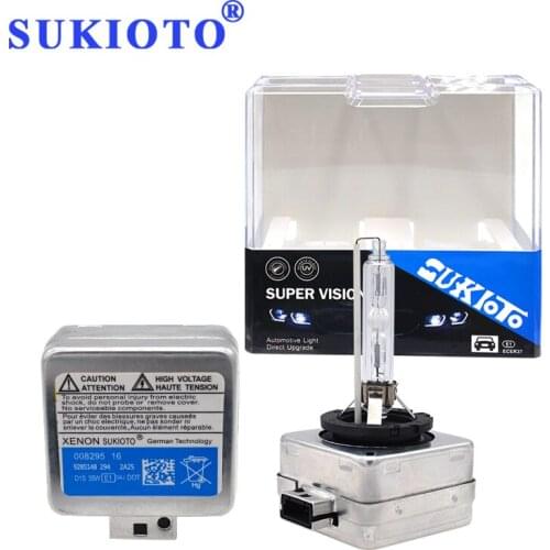 SUKIOTO High Quality OEM 35W HID Xenon Bulb D1S D3S Car Headlight Lamp D2S D4S Auto Replacement Bulb 4300K 6000K 8000K 10000K