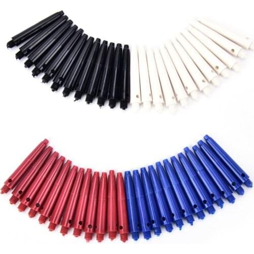12Pcs 35mm Nylon Screw Dart Shafts Short Darts Stems Replacement