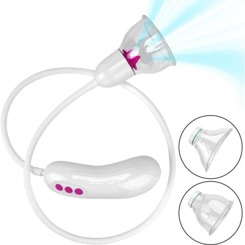 2 In 1 Vibrators Breast Vagina Pump Clitoris Stimulator 5+2 Sucking Licking Modes Sex Toys For Women Nipple Sucker
