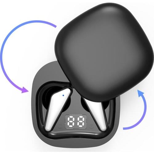 New Wireless Bluetooth 5.0 Earphones S18 TWS Headset Touch Control LED Power Display Sports In-ear Headphones For iphone Samsung