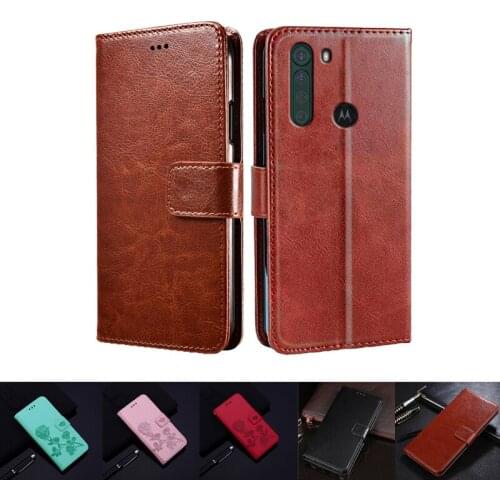 Flip Cover For Motorola One Fusion Case Phone Protective Shell Funda On Motorola One Fusion Plus Case Leather Etui Book Capa Bag