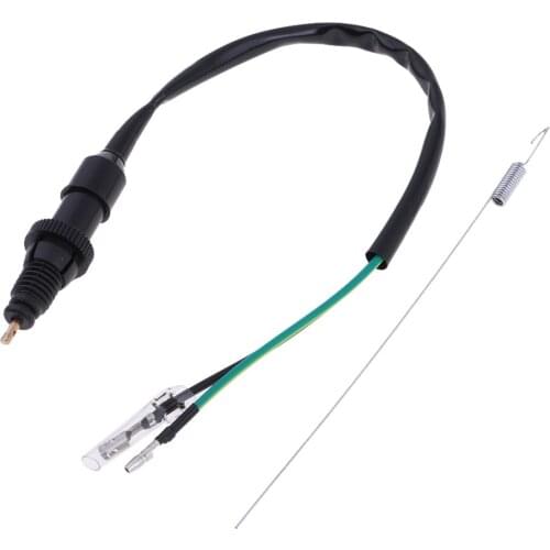 Black Motorbike Hydraulic Brake Lights Switch with Spring for Honda CB400 VTEC 75A