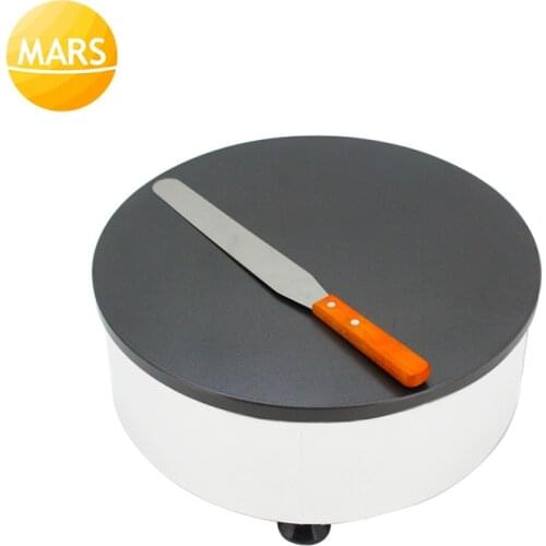 Electric 40cm Crepe Maker Commerical Non-stick Pancake Baking Machine Frying Pan Plate Street Food Spring Roll Pie Grill Machine