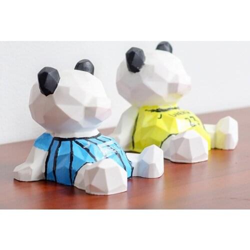 Cute Bear Aromatherapy Plaster Mold Concrete Cement Bookend Mold Silicone Bear Molds Concrete Bear Molds for Plaster