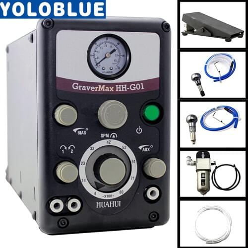 0-8000 strokes /min GRS Pneumatic Engraving Tools Jewelry Engraving machine Graver machine