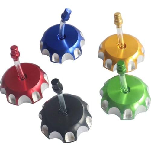 Billet CNC gas fuel tank cap for Kayo Apollo Bosuer Xmotos KLX110 TTR110 CRF /XR50/70/80/110 Dirt Bikes Pit bikes