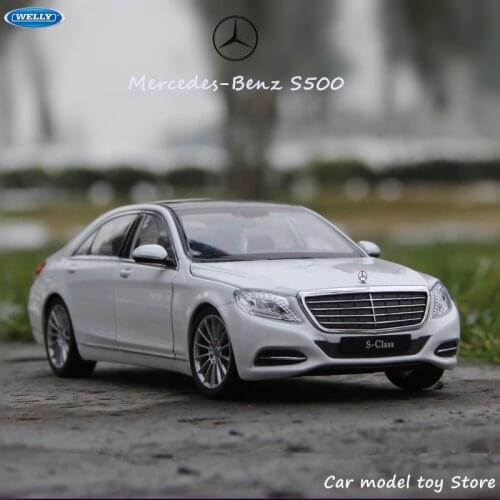 WELLY 1:24 Mercedes Benz S-Class sports car simulation alloy car model crafts decoration collection toy tools gift
