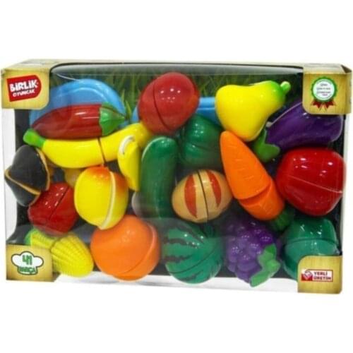41 track Toy Fruit Vegetable Cutting Set