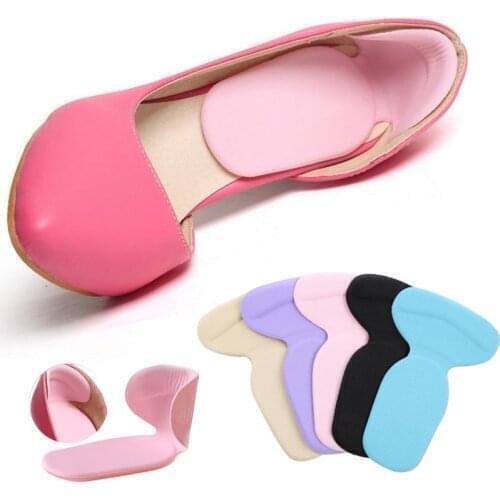 Orthopedic Insole New T-Shape Silicone Non Slip Cushion Foot Heel Protector Liner Shoe Insole Pads Soft Comfortable Inserts