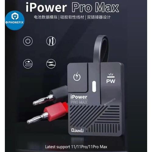 Qianli iPower Pro Max DC Power Boot Cables Supply For iPhone 6 6S 7 8 X XS MAX 11 Pro Max Repair with Motherboard Boot Terminal