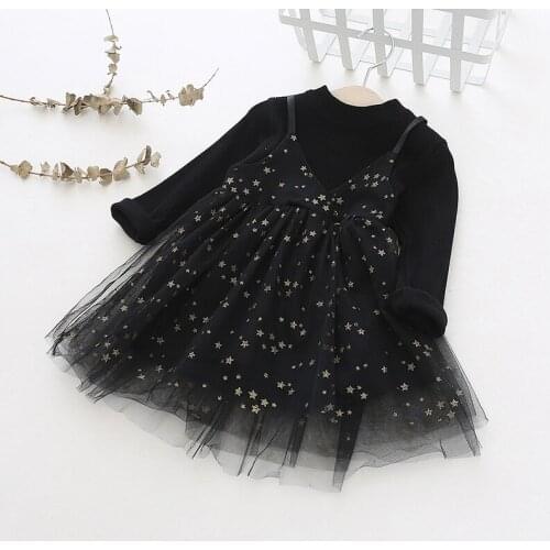 Baby Girls Sweaters With star Infant girl Costume Christmas Kids Baby Toddler Clothes Children Clothes Clothes for 1-5 years old