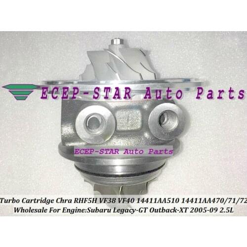 Turbo Cartridge CHRA RHF5H VF40 VF38 VA430083 VB430083 14411-AA510 14411AA511 14411 AA510 14411AA51A AA51A 14411AA471 14411AA472