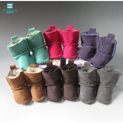 1pcs Mini Doll shoes Woolly boots for 1/4 1/3 bjd doll and 16 Inch 40cm doll (No cartons)