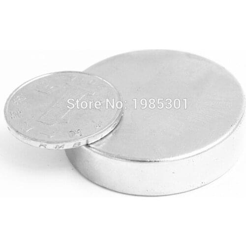 1pcs Strong Round Dia 40mm x 10mm N35 Rare Earth Neodymium Magnet Art Craft Fridge 40x10mm