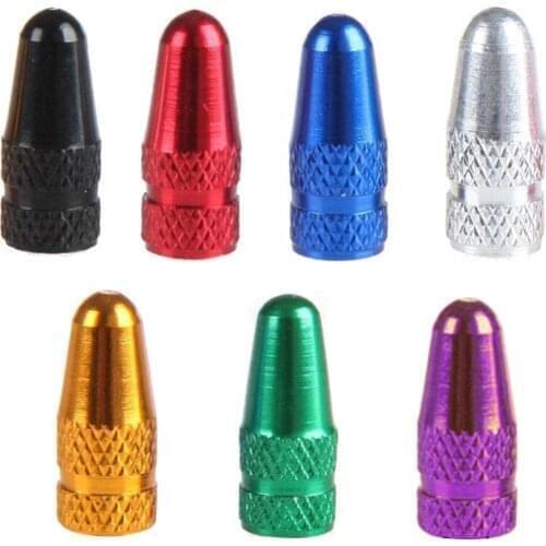 10Pcs CNC Presta Valve Cap Durable Portable Fashion Anti-corrosion Portable Aluminum Alloy Bicycle Tire Valve Caps Dust Covers