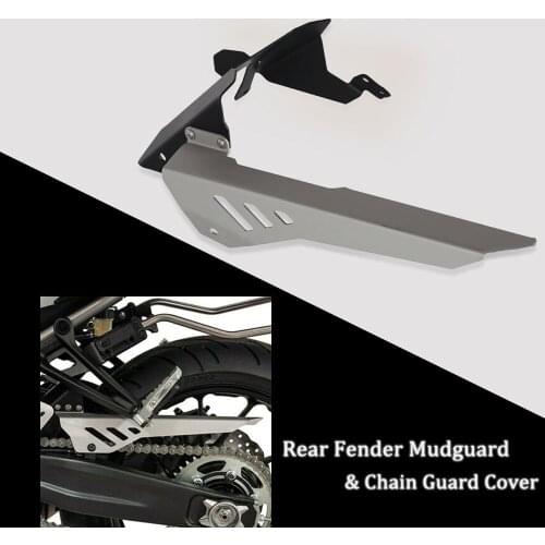 Rear Wheel Tire Hugger Fender Mudguard with Chain Guard Cover Protector For YAMAHA MT-07 FZ-07 MT07 Moto Cage/TRACER Accessories