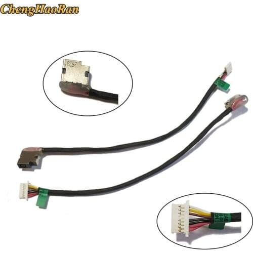 ChengHaoRan 1pcs For HP Pavilion 15-AB Series Cable DC Power Jack Connector Lenght 18.5cm