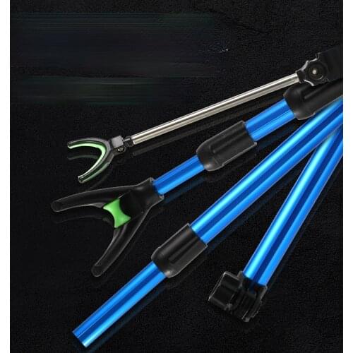 Aluminum Alloy Fishing Rod Bracket Thickened Thickened Telescopic Aluminum Alloy Rear Holder Fishing Stand Turret Metal Ground