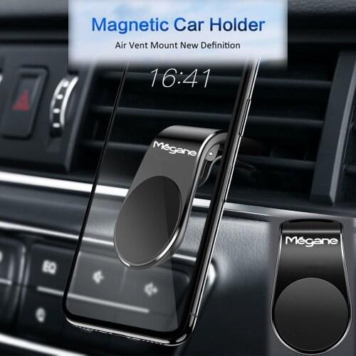 For Renault MeGANE 2 3 4 Magnetic Phone Holder in Car Smartphone Stand Clip for Mount Car