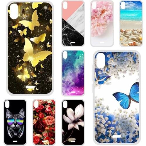 Soft TPU Case For Wiko Y50 Case Silicon Phone Bumper For Wiko Y50 5.0 inch Cover Floral DIY Painted Coque Back Shell Fundas Capa