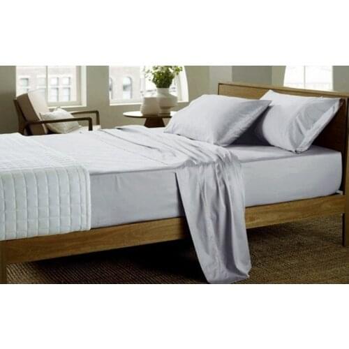 100% Egyptian Cotton 1200 TC King size white middle deep gray colors fitted flat sheet duvet cover 7 pieces set customize