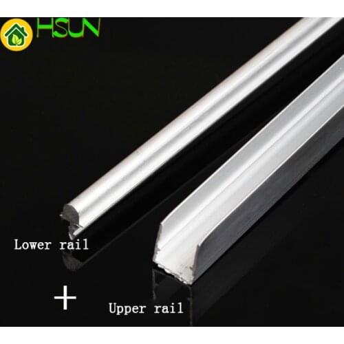 Sliding door slide Wardrobe door Wheel track Cupboard Chute Push-pull track Glass door rail Bread cabinet