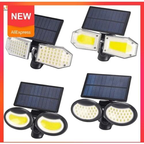 LED solar split wall light solar garden light outdoor PIR motion sensor light landscape light street light for garden decoration