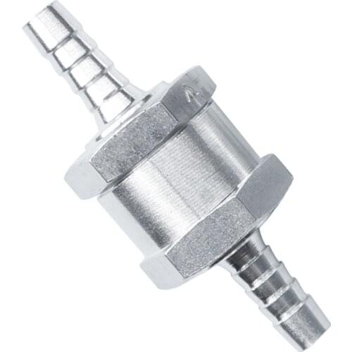 Aluminium Alloy Fuel Non-Return One Way Check Valve Petrol Diesel Air Gas Liquid one-Way Back-pressure Check Valves 6/8/10/12mm