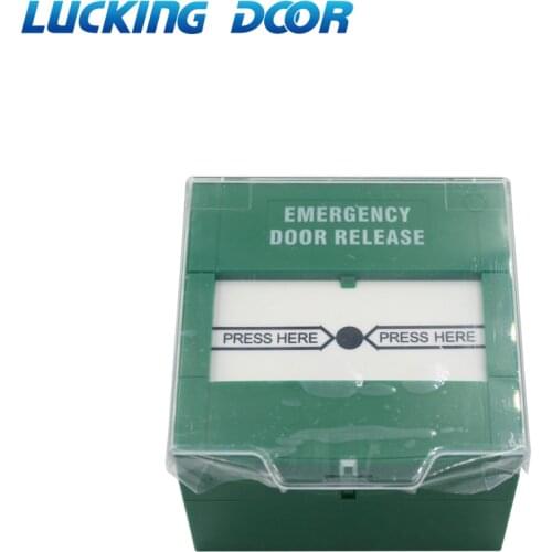 Glass Break Fire Alarm switch Fire Emergency Door Release Urgent Button RB86 Exit Release Switch With Cover
