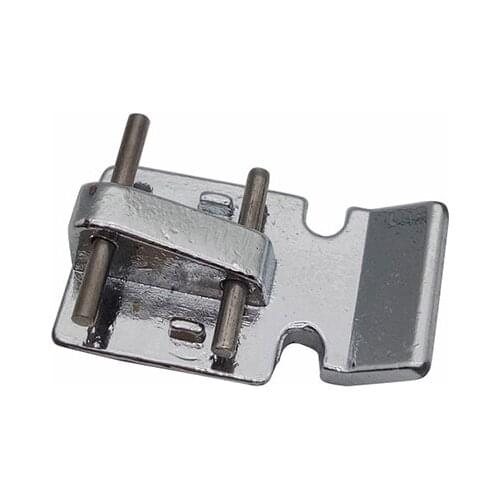 1Pc Double Stick Holders Little Zipper DIY Sewing Presser Foot for Household Sewing Machines Metal Two Sides Sewing Walking Foot