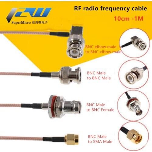 RF RF cable BNC male to SMA male female cable coaxial cable Q9 extension cable extension cable