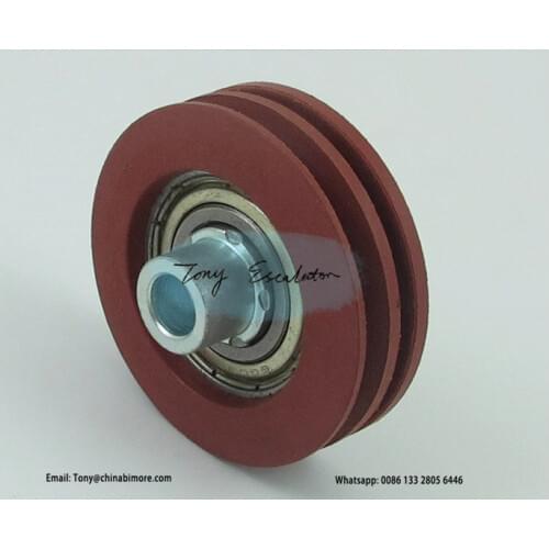 Elevator KOLR001 KM89627G02 Rope Roller OD52MM W16MM 6003 Double Groove