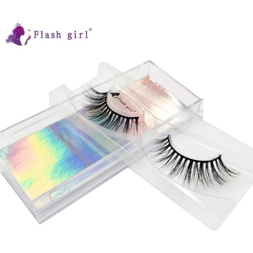 Most Popular 1 Pair Natural False Eyelashes Cruelty Free Thick Eye Lashes Wispy Handmade Eyelash Extension For Makeup D23