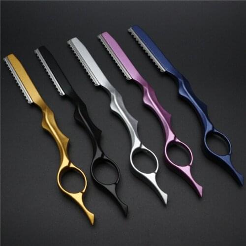 Hot Japan Stainless Steel Professional Sharp Barber Razor Blade Cut Hair Cutting Thinning Knife Salon Hair Razors